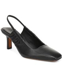 Vince - Ven Leather Slingback Pump - Lyst