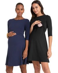 Seraphine - Assorted 2-pack A-line Maternity/nursing Dresses - Lyst