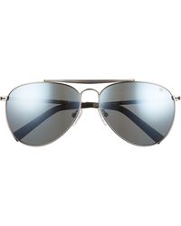 Hurley - Shorebreak 60mm Polarized Aviator Sunglasses - Lyst