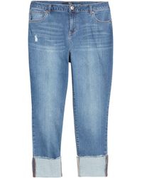 1822 Denim - Deep Roll Cuff Jeans - Lyst