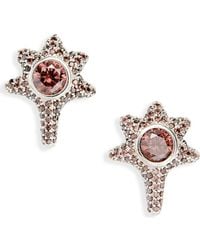 Collina Strada - Coral Stud Earrings - Lyst