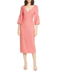veronica beard saffron bustier midi dress
