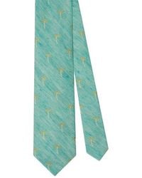 Robert Talbott - Robert Palm Silk Linen Best Of Class Necktie - Lyst