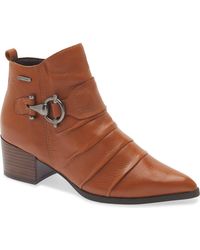 BOTTER - Pointed Toe Ankle Bootie - Lyst