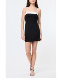 French Connection - Azra Two-Tone Minidress - Lyst