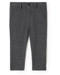 Space Grey - Herringbone Stretch Pants - Lyst
