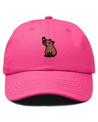 Alix - Capybara Embroidered Everyday Hat - Lyst