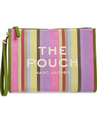 Marc Jacobs - The Large Stripe Mesh Pouch - Lyst