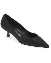 Stuart Weitzman - Eva 50 Kitten Heel Pump - Lyst