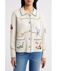 Pendleton - Souvenir Merino Wool & Cotton Cardigan - Lyst