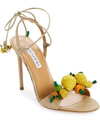 Aquazzura - Citrus Punch Ankle Strap Sandal - Lyst