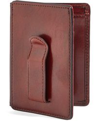 Bosca - Old Leather Front Pocket Id Wallet - Lyst