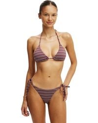 Cotton On - String Triangle Bikini Top - Lyst