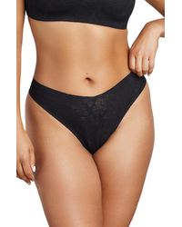 Siella - Soft Lace Thong - Lyst
