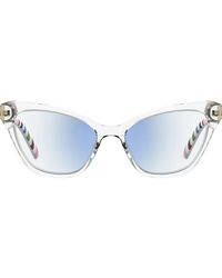 Kate Spade - Gracelyn 54Mm Light Blocking Cat Eye Reading Glasses - Lyst