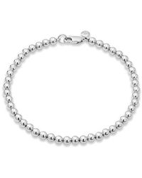 DEVATA - 4Mm Beaded Ball Chain Bracelet - Lyst