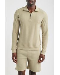 BOSS - Structure Quarter-Zip Pullover - Lyst