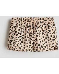H&M - Patterned Swim Shorts - Lyst