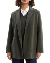 Theory - Open Front Wool Blend Blazer - Lyst