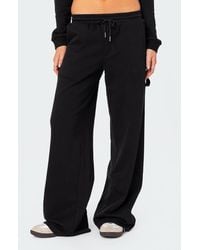 Edikted - Annalise Straight Leg Sweatpants - Lyst