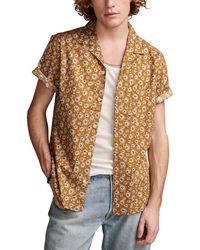 Lucky Brand - Floral Short Sleeve Button-up Shirt - Lyst