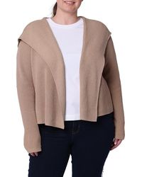 Minnie Rose - Cotton & Cashmere Hooded Cardigan - Lyst