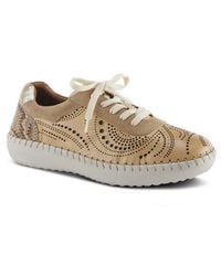 Spring Step - Jumilla Mixed Media Slip-On Sneaker - Lyst