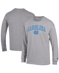 Champion - North Carolina Tar Heels Arch Over Logo Long Sleeve T-Shirt - Lyst