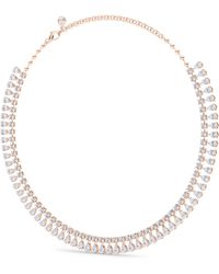 HauteCarat - Lab Created Diamond Frontal Necklace - Lyst