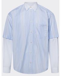 le PERE - Detached Sleeve Button Down - Lyst