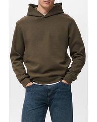 Mango - Regular Fit Fleece Hoodie - Lyst