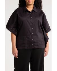 Harshman - Harpa Short Sleeve Cotton Button-Up Shirt - Lyst