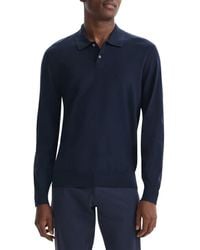 Theory - Goris Long Sleeve Polo - Lyst