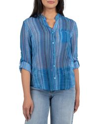 Kut From The Kloth - Jasmine Chiffon Button-Up Shirt - Lyst