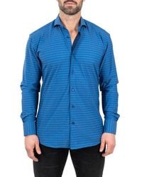 Maceoo - Einstein Stretch Spectecal Button-Up Shirt - Lyst