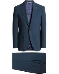 Jack Victor - Esprit Solid Stretch Wool Suit - Lyst