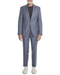 Jack Victor - Esprit Contemporary Fit Plaid Wool Suit - Lyst