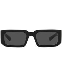 Prada - 54mm Rectangular Sunglasses - Lyst