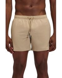 Sundek - Solid Swim Trunks - Lyst