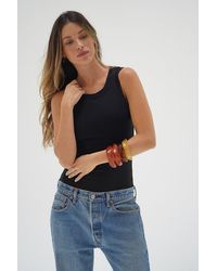 LNA - Double Layer Ribbed Tank - Lyst
