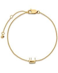 Monica Vinader - Initial Chain Bracelet - Lyst