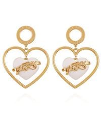 True Religion - Heart Statement Earring - Lyst