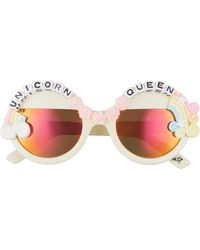 Rad & Refined - Rad + Refined Unicorn Queen Round Sunglasses - Lyst