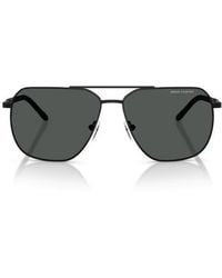 ARMANI EXCHANGE - 59Mm Pilot Sunglasses - Lyst