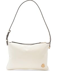 Moncler - Vetta Leather Shoulder Bag - Lyst