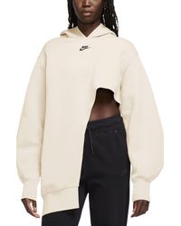 Nike - Sportswear Tech Fleece Oversize Asymmetric Hoodie - Lyst