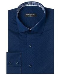MASUTTO - Wilosn Button Down Long Sleeve Shirt - Lyst