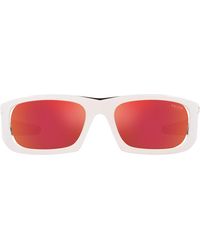 Prada - 59mm Gradient Irregular Sunglasses - Lyst