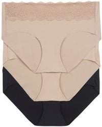 B.tempt'd - B.Bare Assorted 3-Pack Hipster Panties - Lyst