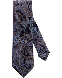Eton - Paisley Pattern Tie - Lyst